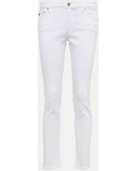 AG Jeans - Prima Ankle Mid-rise Slim-fit Jeans - Lyst