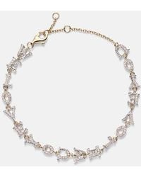 Yvonne Léon - We Love You 9Kt Chain Bracelet With Diamonds - Lyst