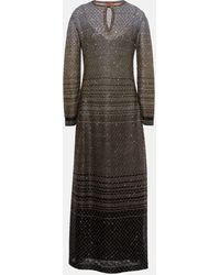 Missoni - Sequined Striped Maxi Dress - Lyst