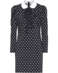 RED Valentino Vestido corto de lunares - Negro