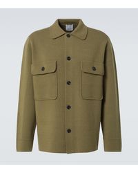Allude - Wool And Cashmere Overshirt - Lyst