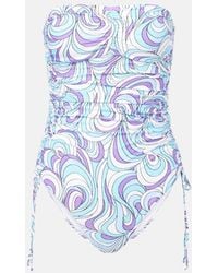 Melissa Odabash - Sydney Strapless Shoulder Swimsuit - Lyst