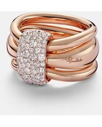Pomellato - Ring Together Aus 18Kt Rosegold Mit Diamanten - Lyst