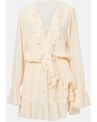 Bananhot - Bellen Ruffled Minidress - Lyst