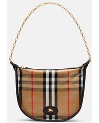 Burberry - Highlands Check Mini Shoulder Bag - Lyst