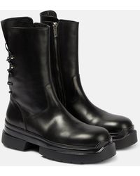 Ann Demeulemeester - Botas Kole de piel con cordones - Lyst