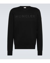 Moncler - Logo Cotton Jersey Sweatshirt - Lyst
