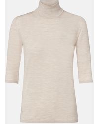 Max Mara - Boa Virgin Wool Turtleneck Top - Lyst