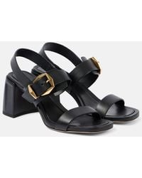 Jimmy Choo - Hawke 70 Leather Sandals - Lyst