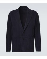 Ralph Lauren - Suede Blazer - Lyst