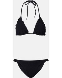 Hunza G - Naomi Ruffled Bikini - Lyst