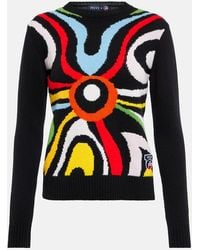 PUCCI - X Fusalp Intarsia Wool Cardigan - Lyst