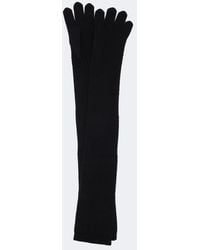 Nour Hammour - Cashmere And Wool Gloves - Lyst