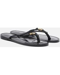 Amanu - Shela Leather Thong Sandals - Lyst