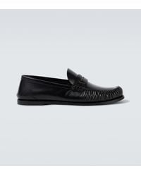 Saint Laurent - Laurent Leather Penny Loafers - Lyst