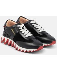 Christian Louboutin - Loubishark Donna Leather Trainers - Lyst