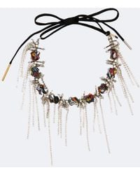 Dries Van Noten - Beaded Embellished Necklace - Lyst