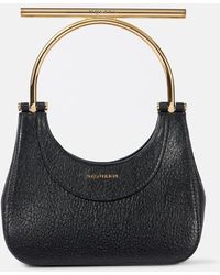 McQueen - Leather Mini Cross-Bar Handbag - Lyst