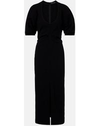 Proenza Schouler - Clarissa Cotton-Blend Midi Dress - Lyst