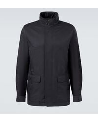 ZEGNA - Twill Field Jacket - Lyst