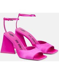 The Attico - Piper Fluo High Sandals 85Mm - Lyst