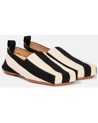 Jacquemus - Carre Striped Slip-On Shoes - Lyst