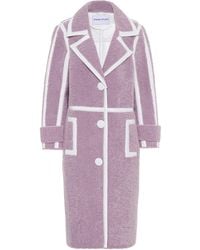 Stand Studio Kenzie Faux-shearling Coat - Purple