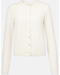 Vince - Cardigan En Soie Et Cachemire Melanges - Lyst