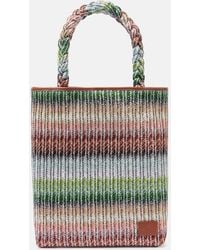 Missoni - Borsa Zigzag Large Con Pelle - Lyst