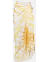 Cala De La Cruz - Luana Printed Beach Cover-Up - Lyst