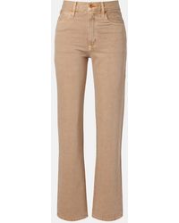 SLVRLAKE Denim - London High-Rise Straight Jeans - Lyst