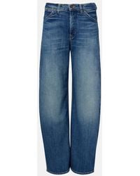 Nili Lotan - Tribeca Barrel-Leg Jeans - Lyst