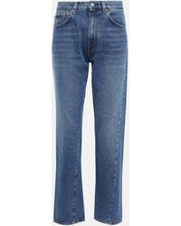 Totême - Mid-rise Twisted-seam Straight Jeans - Lyst