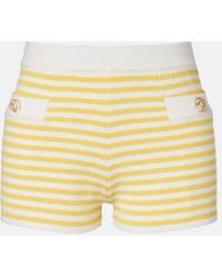 Posse - Millie Striped Shorts - Lyst