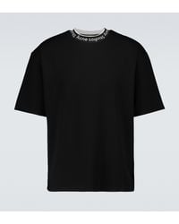 Acne Studios Andere materialien t-shirt in Rot für Herren Herren Bekleidung T-Shirts Kurzarm T-Shirts 