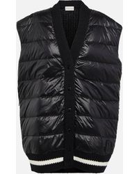 Moncler - Quilted Wool-blend Vest - Lyst
