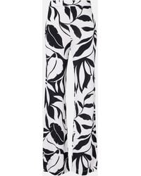 Max Mara - Abate Printed Wide-Leg Pants - Lyst