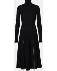 Burberry - Turtleneck Dress - Lyst