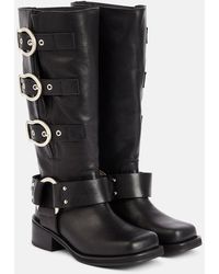 Dorothee Schumacher - Embellished Leather Knee-high Boots - Lyst