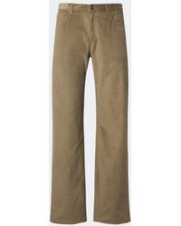 Etro - Cotton Corduroy Straight Pants - Lyst