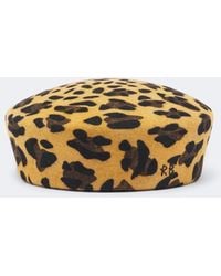 Ruslan Baginskiy - Logo Wool Leopard-Print Hat - Lyst