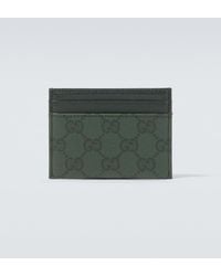 Gucci - Essence Classic Gg Canvas Card Holder - Lyst