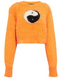 Kleding Dameskleding Sweaters Pullovers Large orange sweater #428 