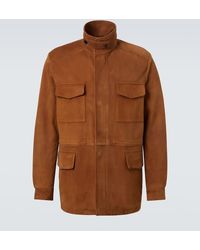 Loro Piana - Traveller Suede Jacket - Lyst