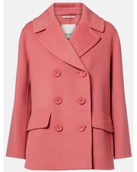 Max Mara - Efebo Double-Breasted Virgin Wool Jacket - Lyst