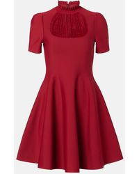 McQueen - Lace-Trimmed Minidress - Lyst