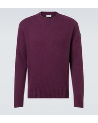 Moncler - Ribbed-Knit Wool And Cashmere Sweater - Lyst