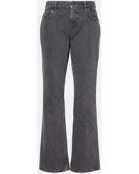 The Row - Lyndsey Low-Rise Straight Jeans - Lyst