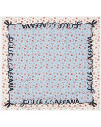 Dolce & Gabbana - Tuch Aus Seiden-Twill - Lyst
