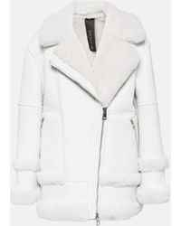 Blancha - Leather And Shearling Jacket - Lyst